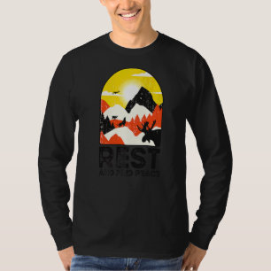 Camiseta Descanse Y Encuentre Motivación De Paz Inspirando