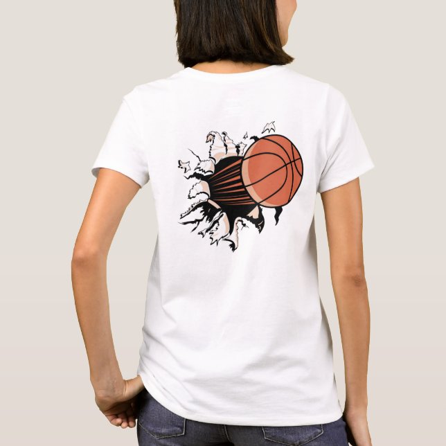 Camiseta Descanso de baloncesto (Reverso)
