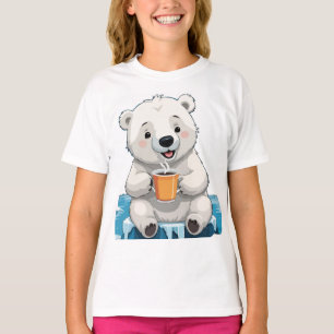 Camiseta Descanso de bebida helada del oso polar Guay