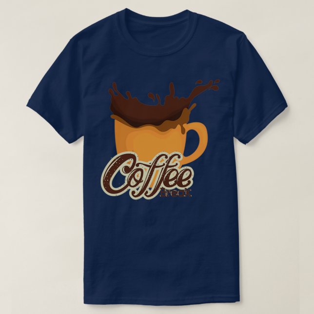 Camiseta Descanso de café 2 (Diseño del anverso)