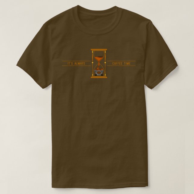 Camiseta Descanso de café en el trabajo (Diseño del anverso)