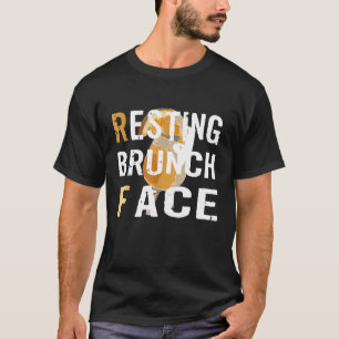 Camiseta Descanso de la cara de Brunch Champagne Mimosa Fun