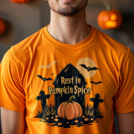 Camiseta Descanso de las especias de calabaza cae en Hallow