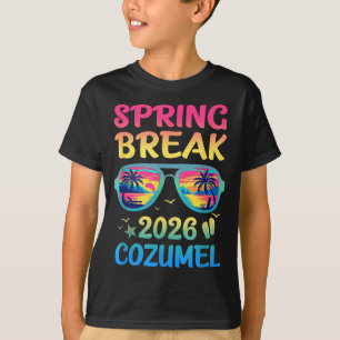 Camiseta Descanso de primavera Cozumel 2026 Vacaciones Viaj