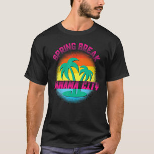 Camiseta Descanso de primavera puesta de sol de la ciudad d