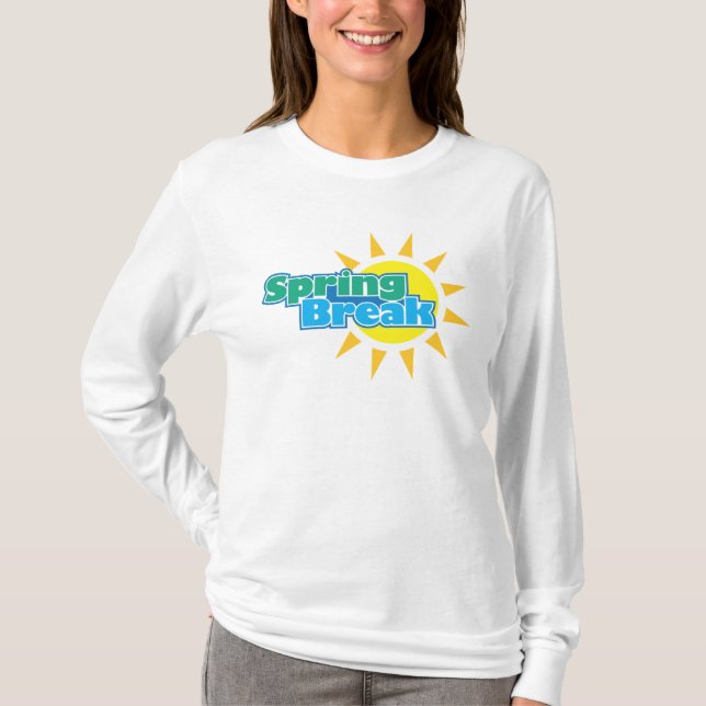 Camiseta Descanso de primavera soleado- (Anverso)