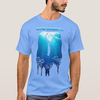 Camiseta Descanso de un respiro Buceo Apnea Ocean Free Dive