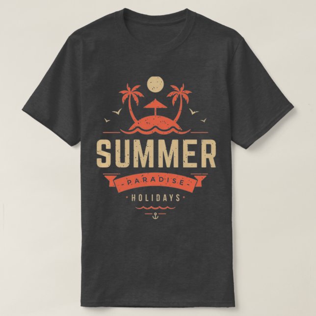 Camiseta descanso de verano 2 (Diseño del anverso)