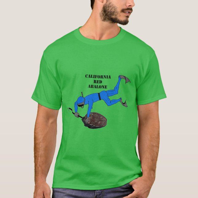 Camiseta Descanso del Trofeo de California Abalone Diver UR (Anverso)