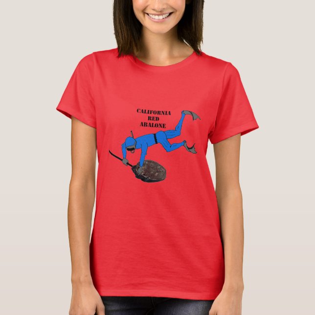 Camiseta Descanso del Trofeo de California Abalone Diver UR (Anverso)