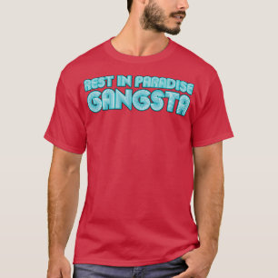 Camiseta Descanso En El Paraíso Gangsta Neon