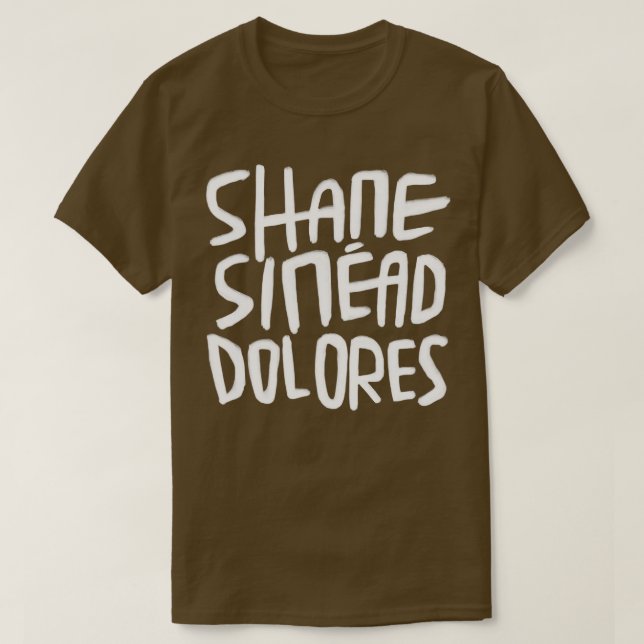 Camiseta Descanso en irlandés de la música Shane Sinead Dol (Diseño del anverso)