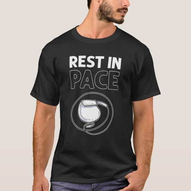 Camiseta Descanso En Pace Heart Bypass Transplante Corazón  (Anverso)