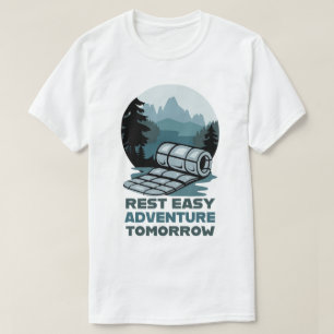 Camiseta Descanso Fácil Mañana Diseño De Camping