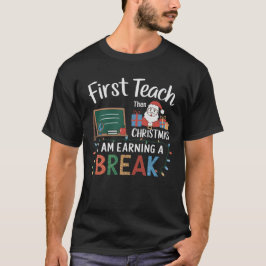 Camiseta Descanso Navideño de Profesores Acojedor Descanso 