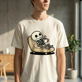 Camiseta Descanso para Tomar Café – La Parca Humor Negro Ca