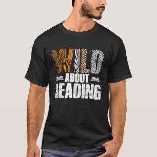 Camiseta Descanso por leer lectores de libros leopardo
