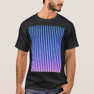 Camiseta Descanso y caída nocturna (franjas)