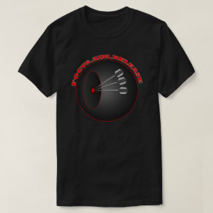 Camiseta Descarga del objetivo de enfoque de dardos signifi