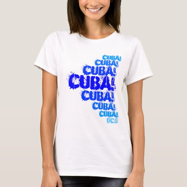 Camiseta Descargador mujer Cuba (Anverso)