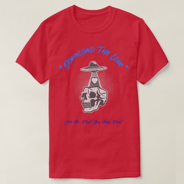 Camiseta Descargar El Amor (Diseño del anverso)