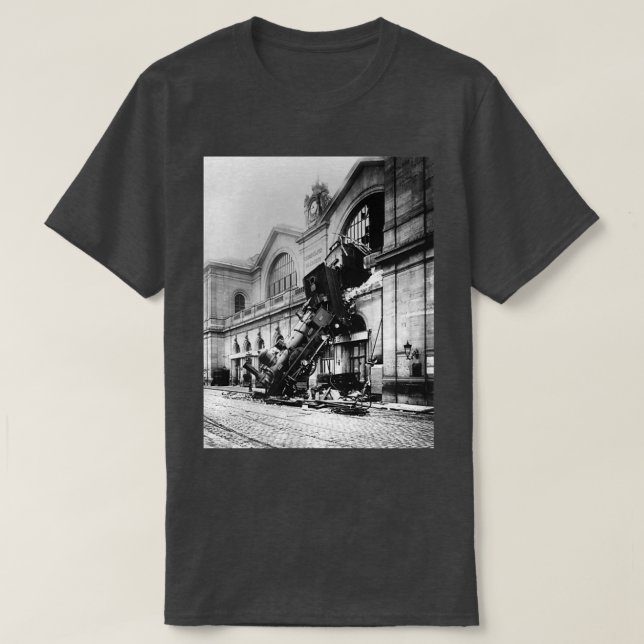 Camiseta Descarrillamiento Del Tren En La Estación De Montp (Diseño del anverso)