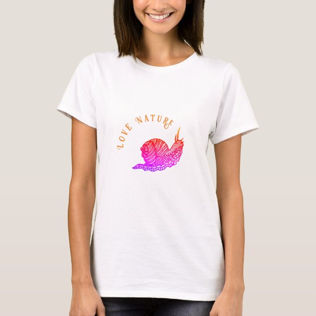 Camiseta Descartar en estilo gráfico (Anverso)