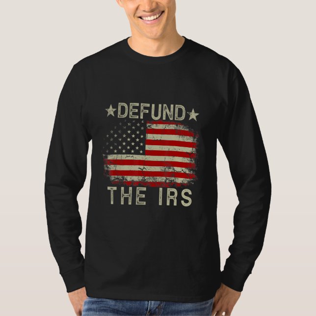 Camiseta Descartó El Tee De Retorno De Impuestos Irs Gracio (Anverso)