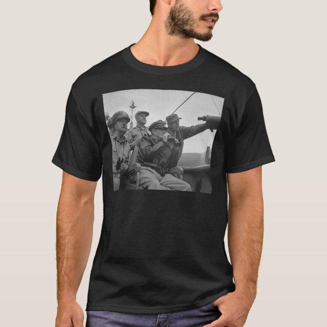 Camiseta Descascarado de general Douglas MacArthur de (Anverso)