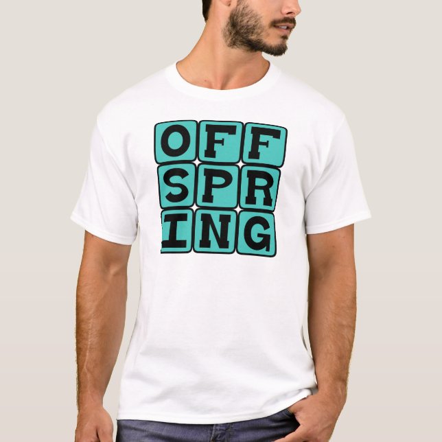 Camiseta Descendencia, bebé o hijo (Anverso)
