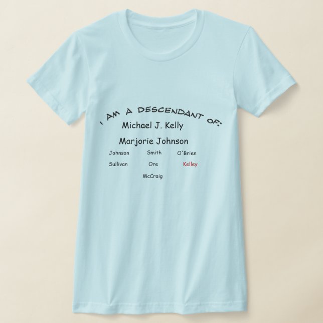 Camiseta - Descendente de ... (Distribución)