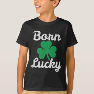 Camiseta Descendiente irlandés afortunado de San Patricio d