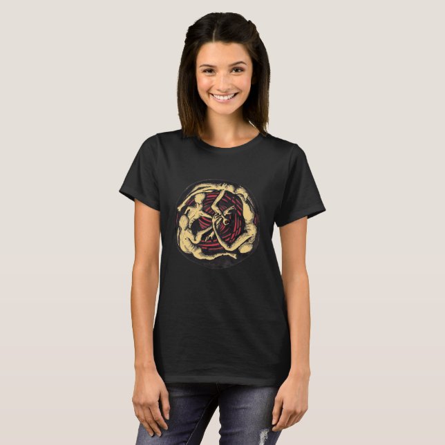 Camiseta Descenso en espiral (Anverso completo)