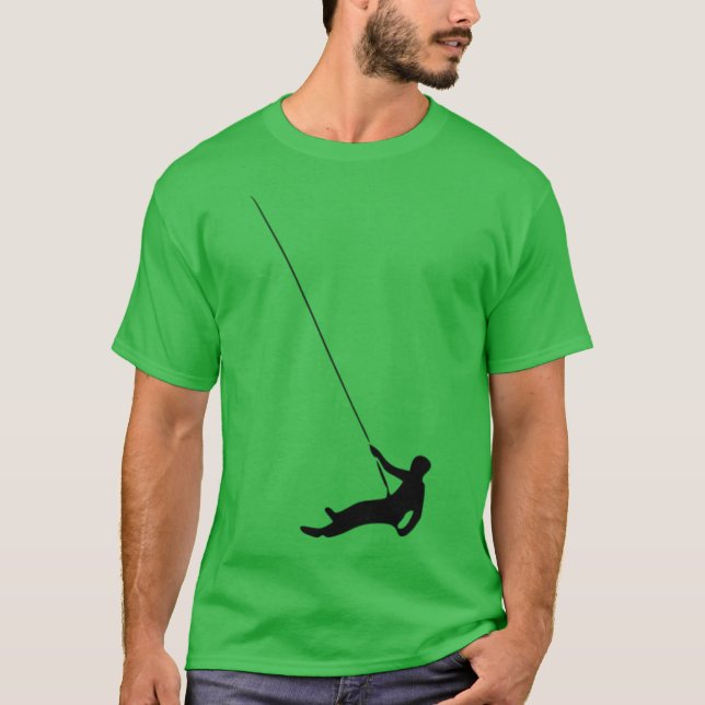 Camiseta Descenso en rappel retro (Anverso)