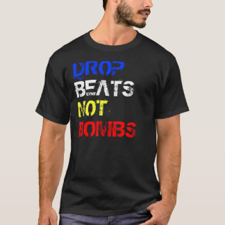 CAMISETA DESCENSO, GOLPES, NO, BOMBAS