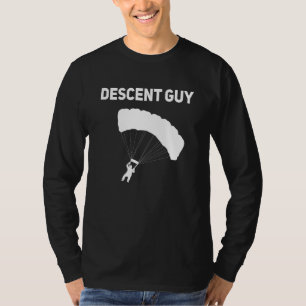 Camiseta Descent Guy Skydiving Skydiver Paracaidismo