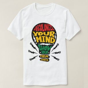 Camiseta Descoloniza Tu Mente Diseño Afrocentrico
