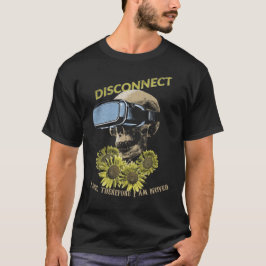 Camiseta Desconectar - Diseño de calzado