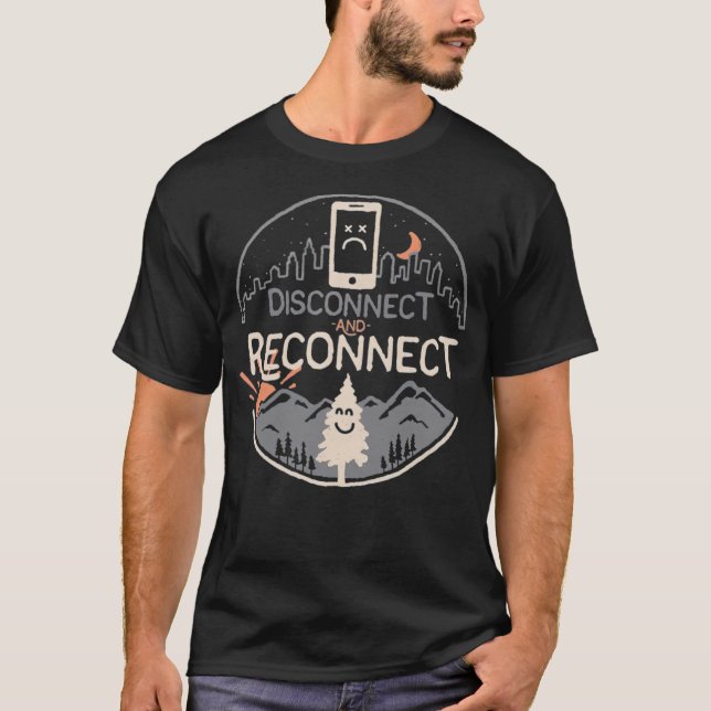 Camiseta Desconectar y reconectar (Anverso)