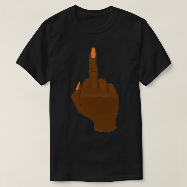 Camiseta desconexión manicada (Diseño del anverso)