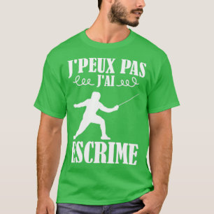 Camiseta descrime sable de combate descrime cadeau