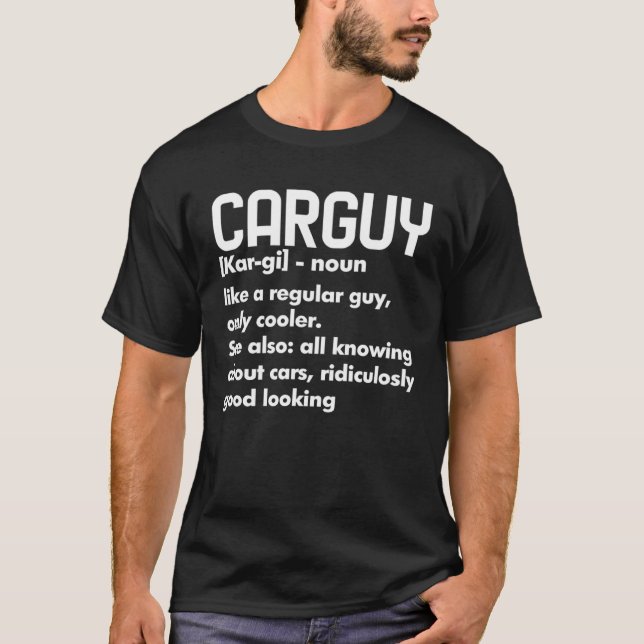 Camiseta Descripción de Carguy (Anverso)