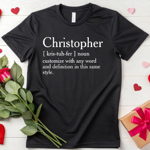 Camiseta Descripción de definición de personalizado Diferen