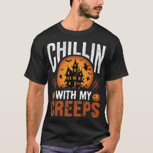 Camiseta Descripción de la Casa Embrujada de Halloween Chil