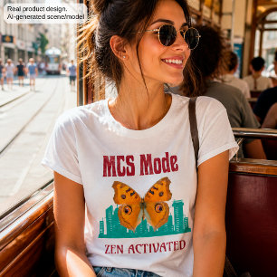 Camiseta Descripción de la conciencia de la mariposa activa