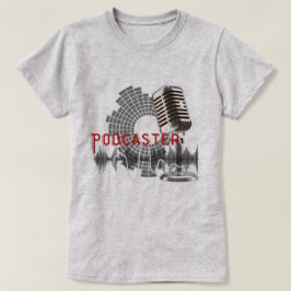 Camiseta Descripción del trabajo de Podcaster