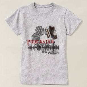 Camiseta Descripción del trabajo de Podcaster