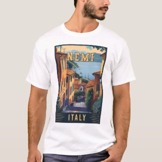 Camiseta Descubra El Encanto De Nemi En Italia - Viajes De