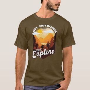 Camiseta Descubra el senderismo por la naturaleza