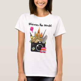 Camiseta Descubra el viaje de los monumentos europeos